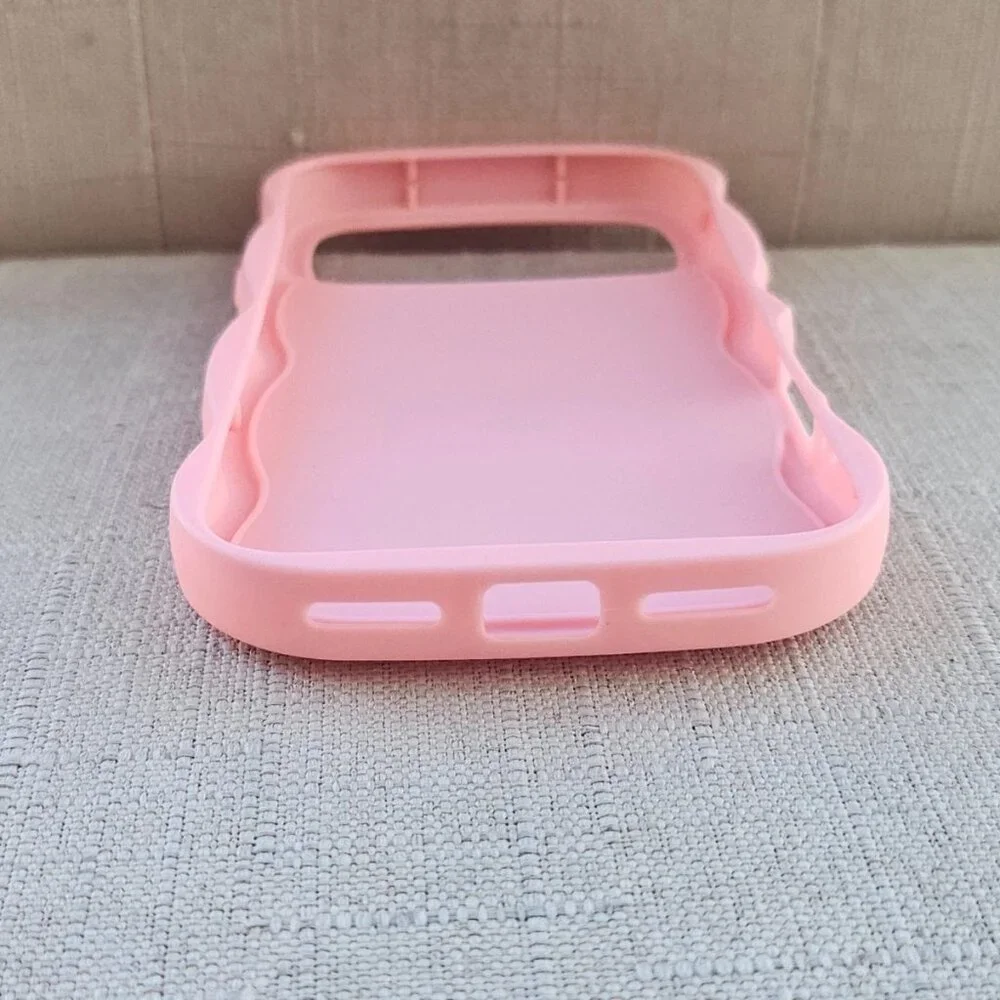 Unbranded Phone Case for 17 Pro Max Pink Rubber Fitted back Case New